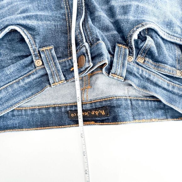 NUDIE Jeans Tube Tom Organic Aged Ink Blue Women’s Tag Size 26x34 - Picture 14 of 14